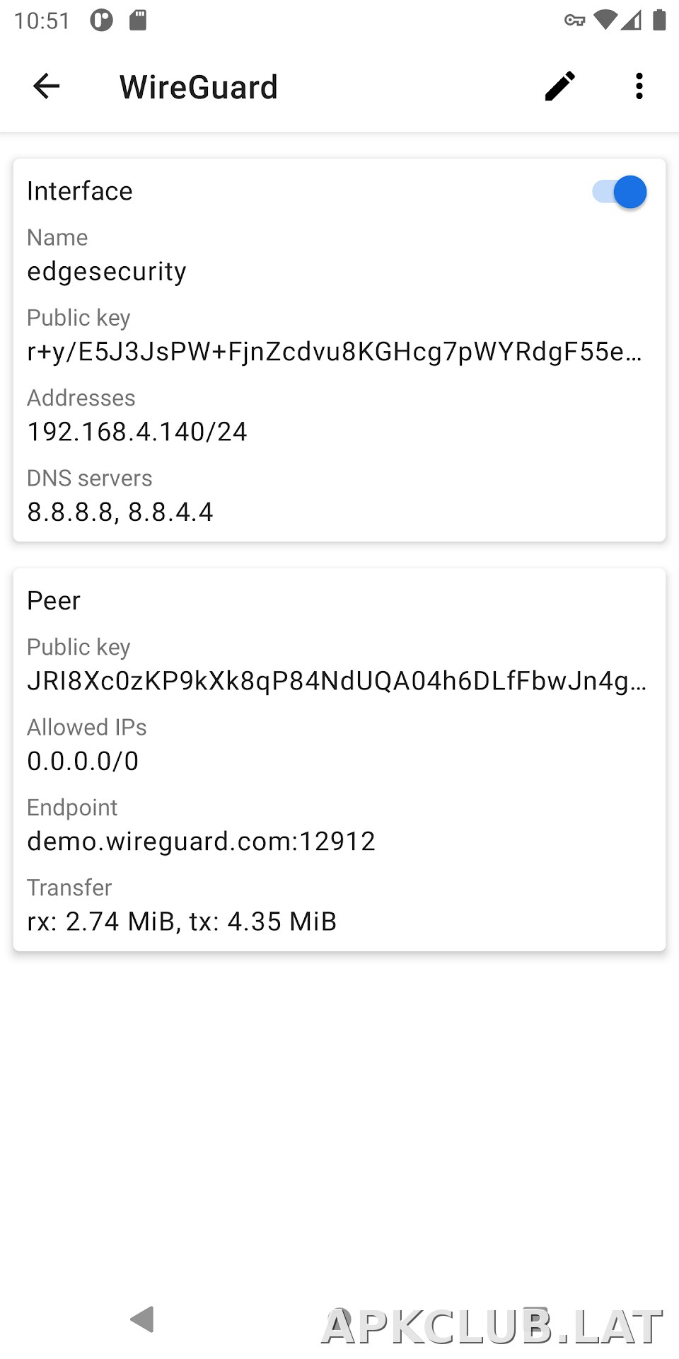 WireGuard скриншот 2